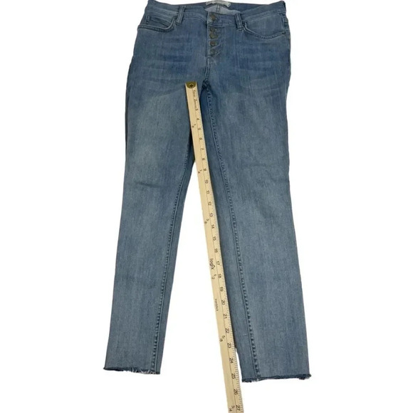 Free People Button Fly Raw Hem Jeans - Picture 10 of 10
